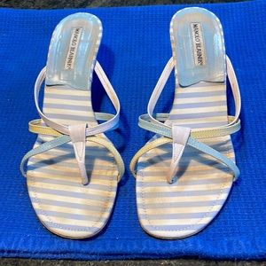 FINAL Manolo Blahnik Sandals SZ 8 1/2
